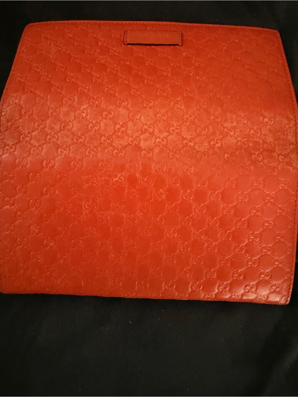 Gucci Red Embossed Leather Wallet - Picture 4 of 4